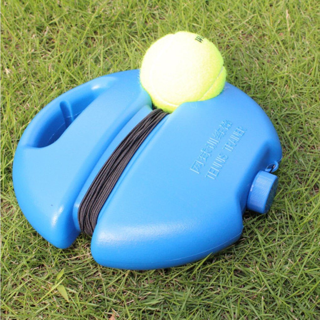 Tennistränare grundläggande motionär tennisträningsverktyg med rep singlar som slår automatisk rebound gummiband sparring enhet