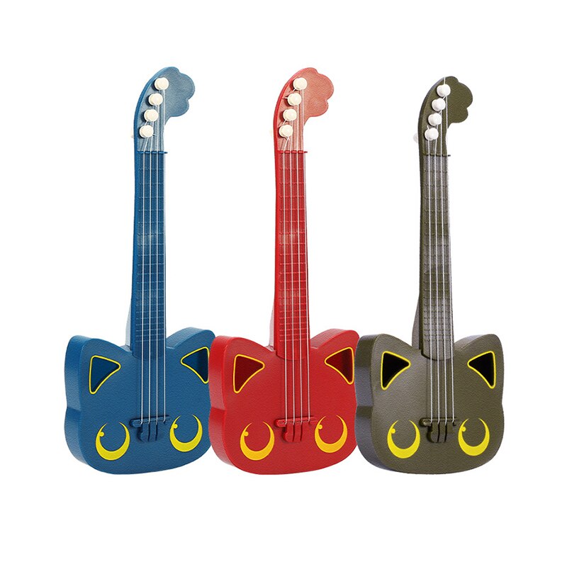Instrumento Musical de ukelele para niño y niña, instrumento Musical de guitarra juvenil, juguete educativo Musical, para niños, guitarra