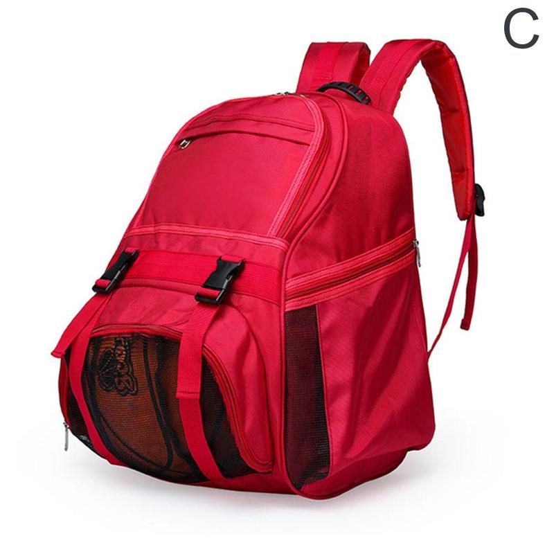 Basketball Rucksack Schule Teenager Jungen FußBall Ball FußBall freundlicher Pack Tasche Laptop Netz Pack draussen Tasche Taschen Sport H9j2: eins-Größe rot