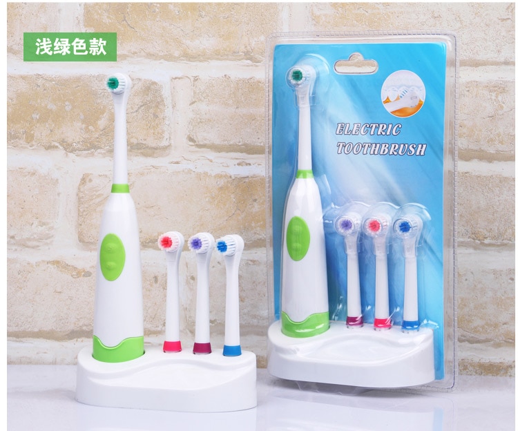 Elektrische Tandenborstel met 4 Opzetborstels Mondhygiëne Dental Care Accessoires Elektrische Tandenborstel voor Volwassenen & baby & Kinderen