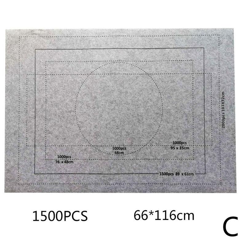 Tot 1500/2000 Stukken Opslag Puzzels Roll Mat Puzzel Deken Voor Draagbare Reizen Opbergtas Kinderen Diy Onderwijs Levert: C