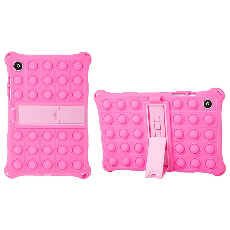 Zachte Bubble Voor Samsung Galaxy Tab A8 10.5 SM-X200 SM-X205 Kids Silicon Cover Funda Voor Galaxy Tab A8 10.5 inch Case: pink