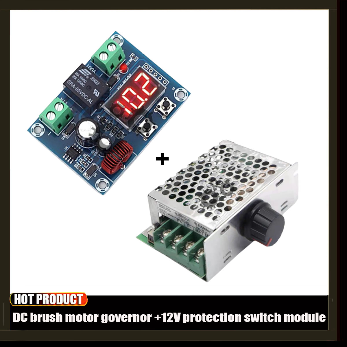 Dc Brush Motor Speed Controller Riorand 7-70v Pwm Dc Motor Speed Controller Switch 30a +12v Protection Switch Module