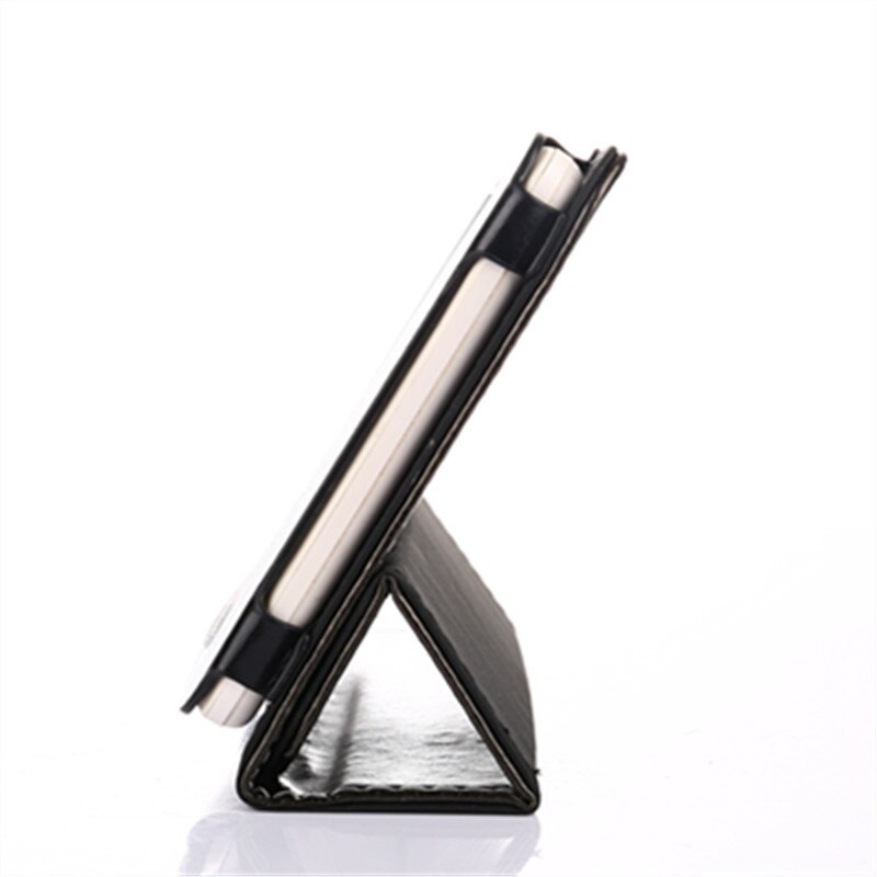 Gratis schermfolie voor bq -7000g charm /7040g charm plus /7010g max 7 inch tablet-pc drievoudig gevouwen staande hoes met magnetische hoes