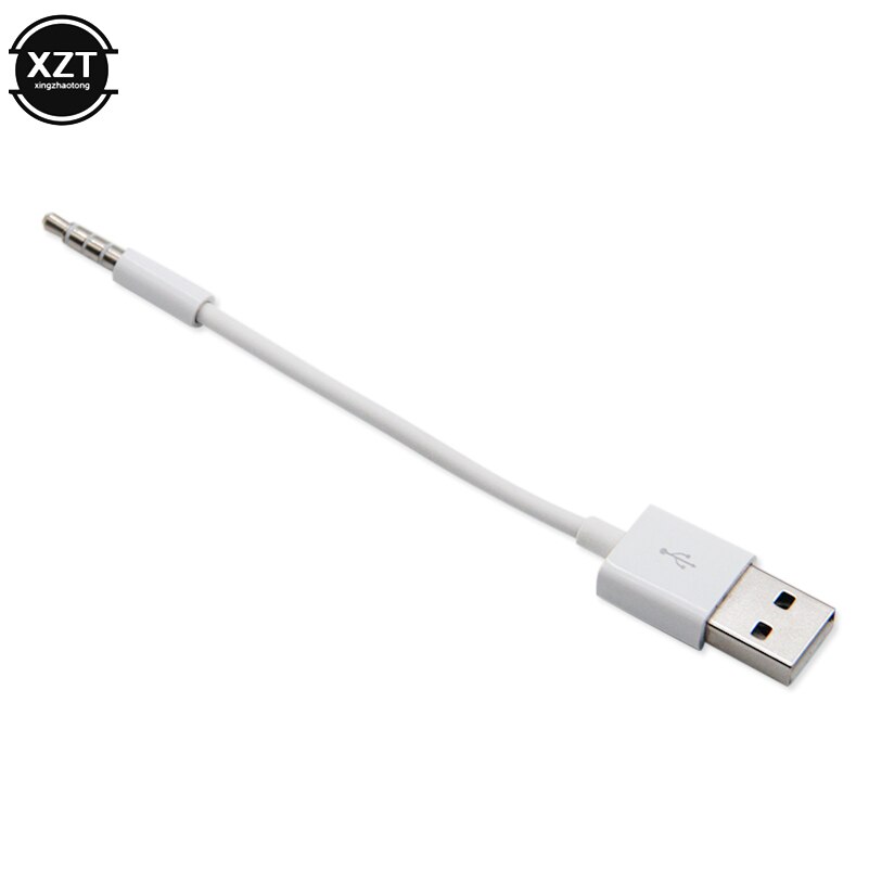 Usb Charger Data Sync Kabel 3.5Mm Jack Adapter Usb 2.0 Opladen Cord Line Voor Apple Ipod Shuffle 3rd 4th 5th 6th 7th MP3 Speler