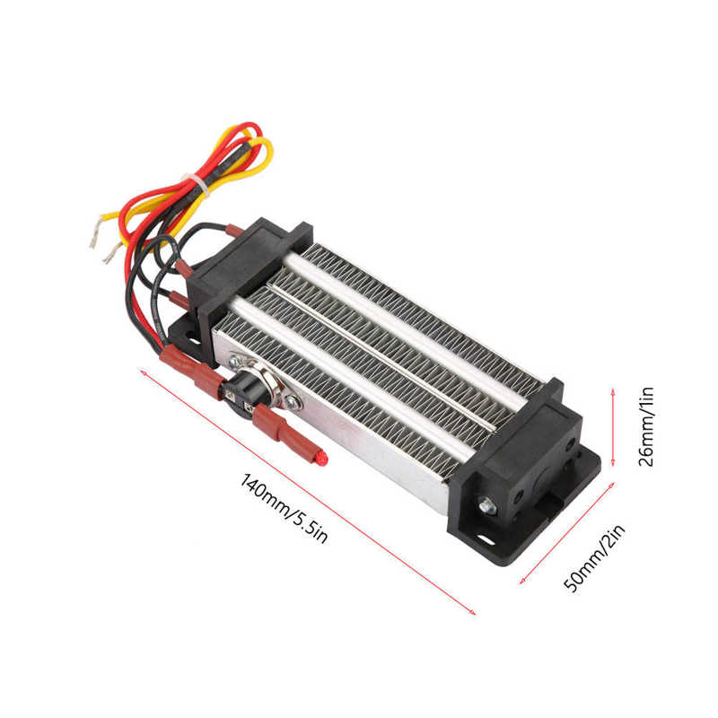 Ptc Verwarmingselement Keramische Air Heater Thermostatische 500W Naar 110V