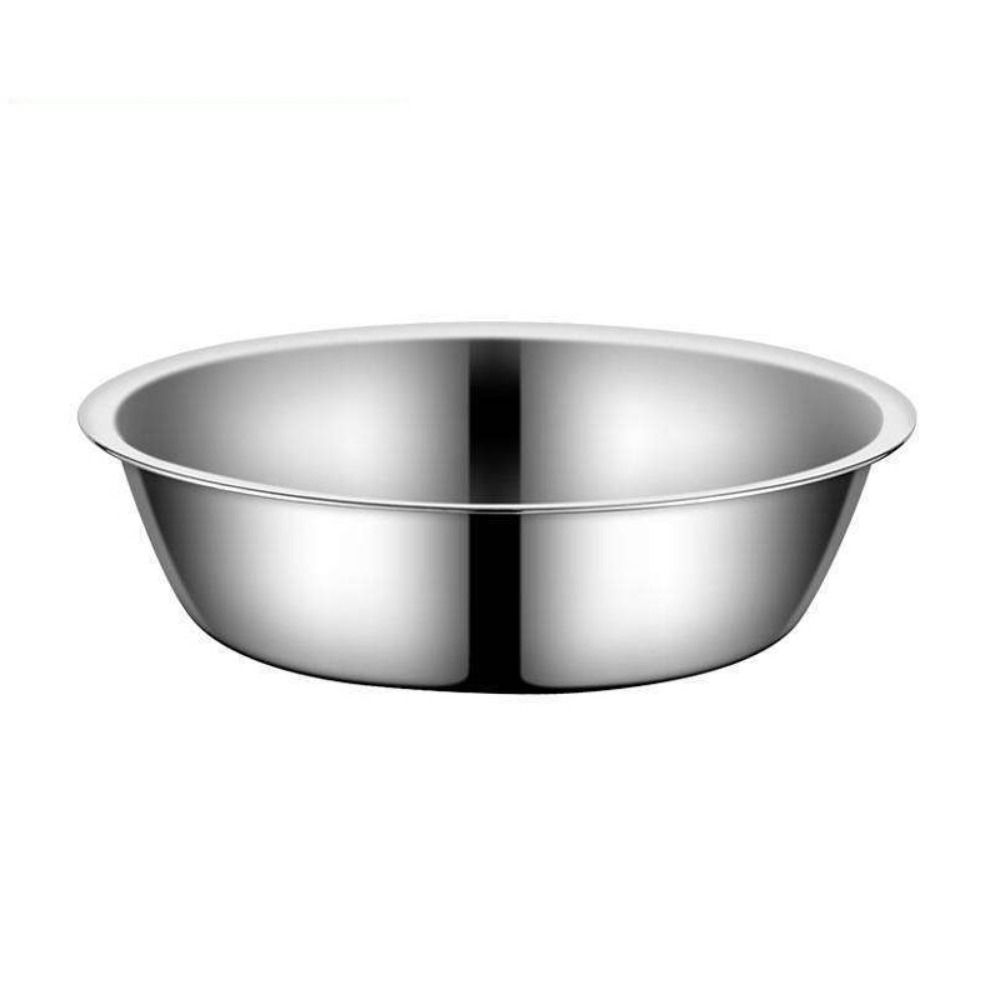 Gamelle de grande capacité en acier inoxydable antirouille pour animaux de compagnie, bols de mangeoire à eau pour chat, récipient de nourriture pour animaux de compagnie argenté, fournitures pour chaton: Rouge