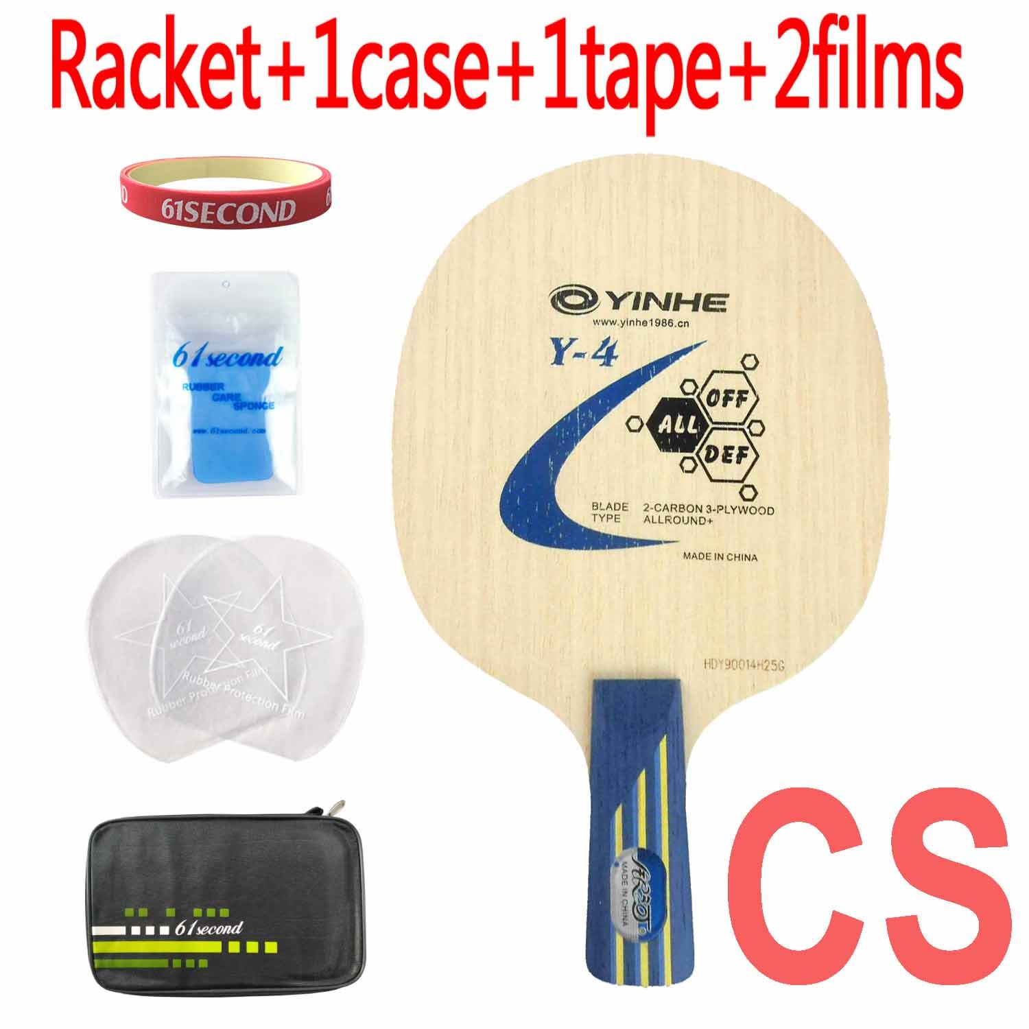 Originele Yinhe Melkweg Y-4 Y4 Y 4 tafeltennis pingpong blade: CS with FM case