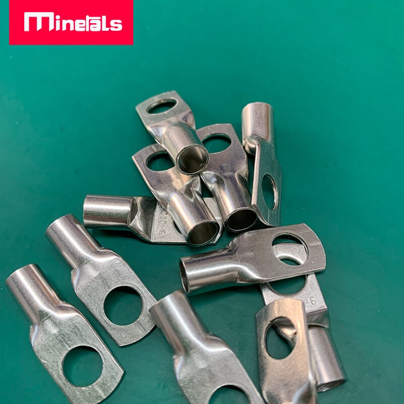 SC10-6 Connector Terminal Voor 10mm2 Wire Tin Koper Geschikt Voor 8AWG Draad M6 Schroef Gat 6.2Mm Bedrading Gat diameter 5.4Mm