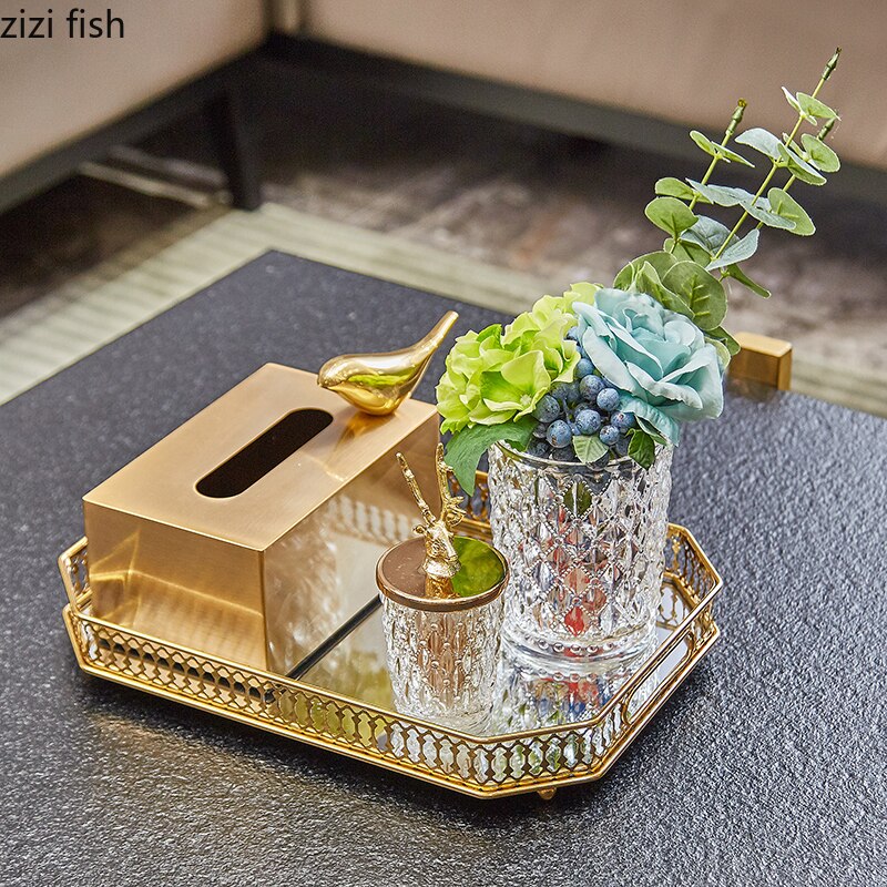 Glass Storage Jars Tea Canister Candy Pot Golden Deer Decorative Storage Jar with Cover Spice Organizer Box Kitchen Supplies