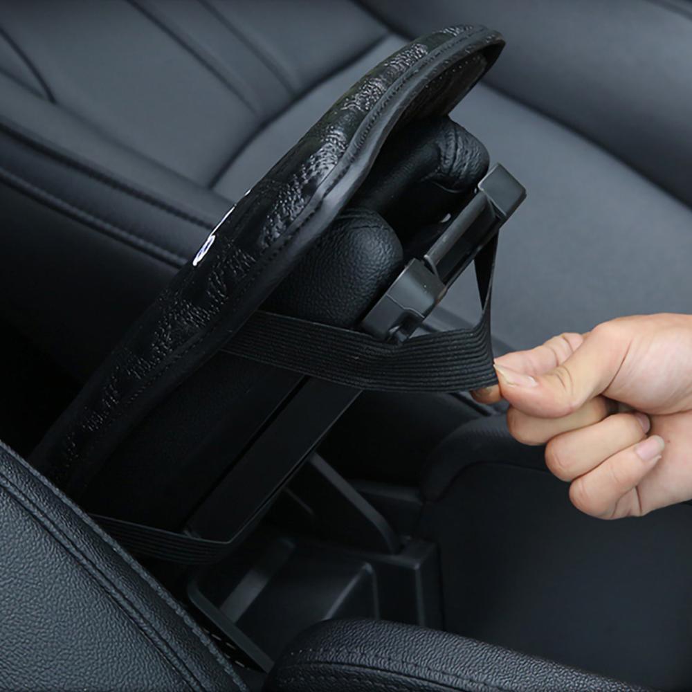 1Pc Universal Car Armsteun Cover Automobiles Auto Armsteun Middenconsole Cover Pu Lederen Kussen Protector Universal Fit Tool
