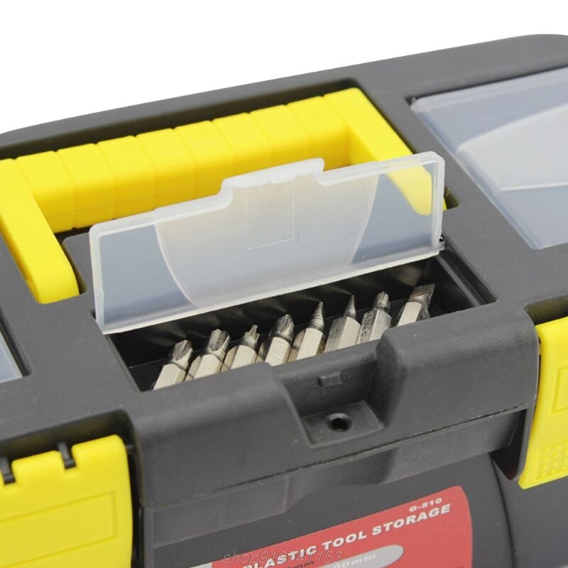 1pc Portable Hardware Storage Box Repair Tool Box Case Multi-Function Home Toolbox N23 20