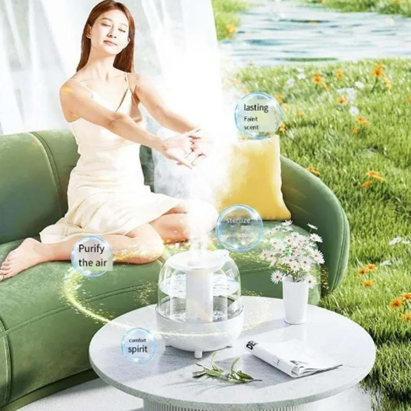 Nieuw Verlichting Luchtreiniger Water Aroma Essentiële Olie Diffuser Huishoudelijke Luchtbevochtiger voor Thuiskantoor