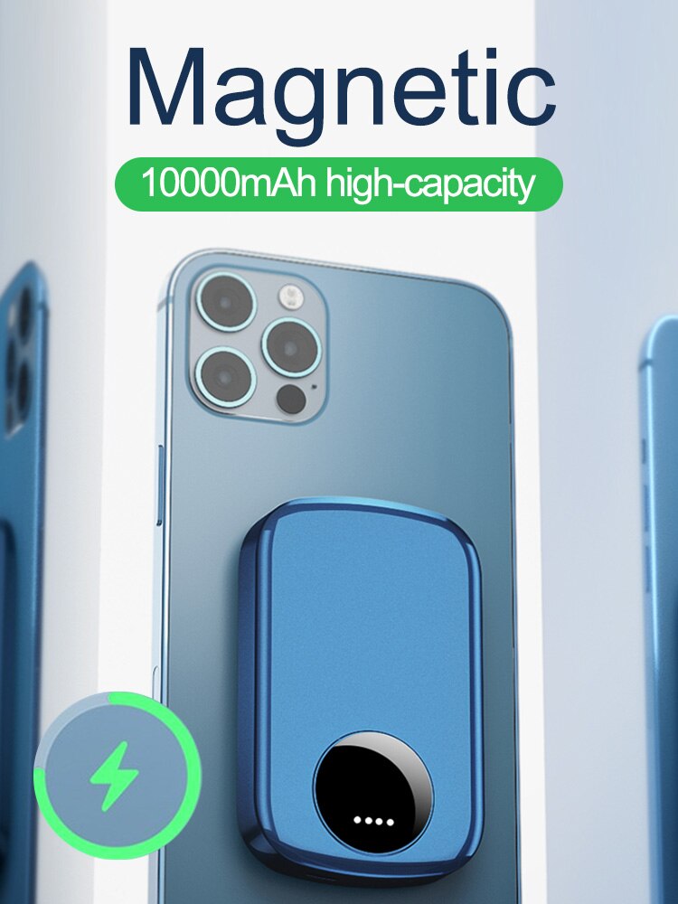 Xiaomi – batterie externe Portable, 10000mah, pour iphone 12 13, chargeur sans fil,