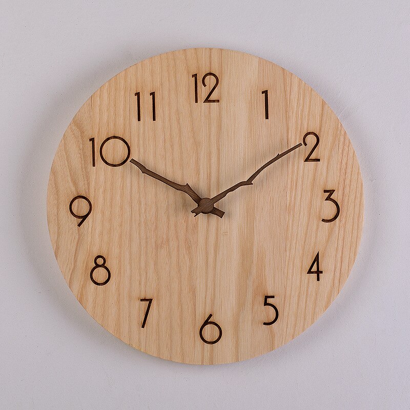 Mouvement d&#39;horloge solaire avec aiguilles en bois, accessoires pour horloge murale, mécanisme, accessoires de réparation de pièces d&#39;horlogerie, 12888