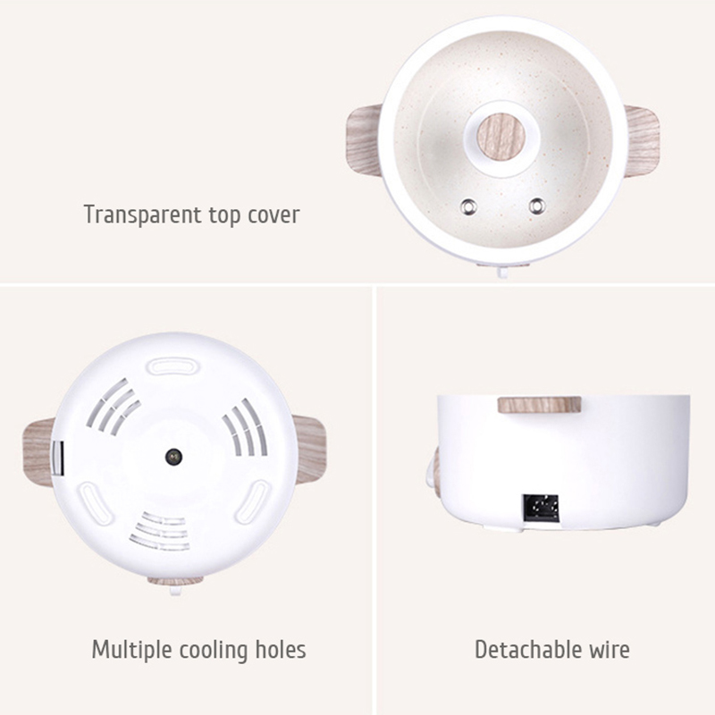 Multifunktions-Mini-Herds, elektrisches Kochen, Kochtopf, elektrische Wärmepfanne, Schlafsaal, Haushalt, 1–2 Personen, elektrische Reiskocher
