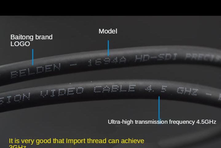 75 Ohm Professionelles HD-Digital-Koaxialkabel RCA auf RCA Stecker auf Stecker Video Audio- für DAC TV SPDIF Gold Lautsprecher HiFi Subwoofer