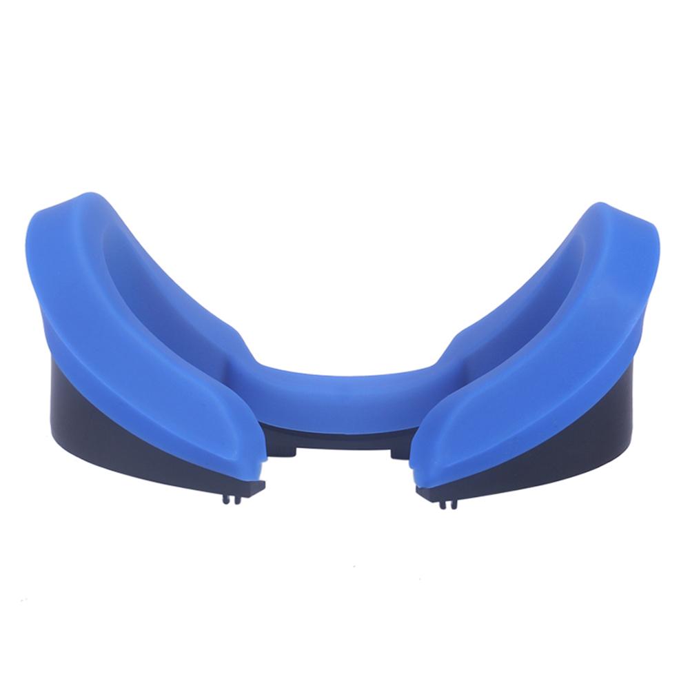Funda de silicona para mascarilla facial para Oculus Rift S mascarillas faciales protectoras accesorios de cubierta cómodos: Blue