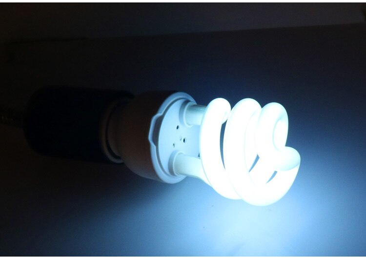 Reptile lamp Fixtures 10.0 crawling tortoise 5.0 UV turtle lizard back spiral tube uvb light bulbs for reptiles