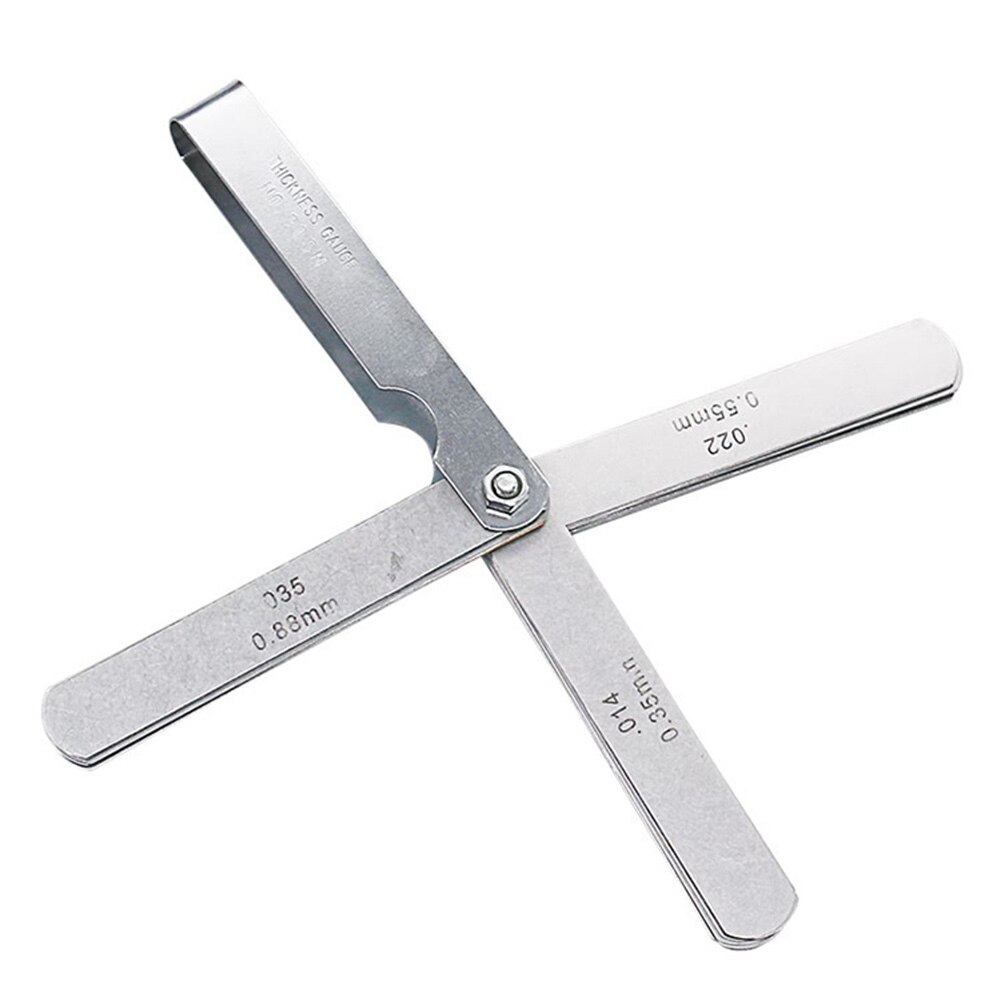 32 Blade Feeler Gauge Imperial Spark Dual Marked Hand Tools Rangefinder Garden Plug Home Metric