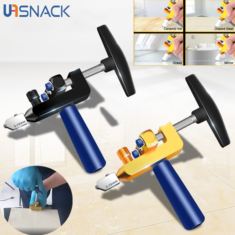 2 In 1 Manual Tile Cutter for Cutting Ceramic Tiles Glass Tile Opener Construction Tool High-strength Ceramic Cutting Tile Set