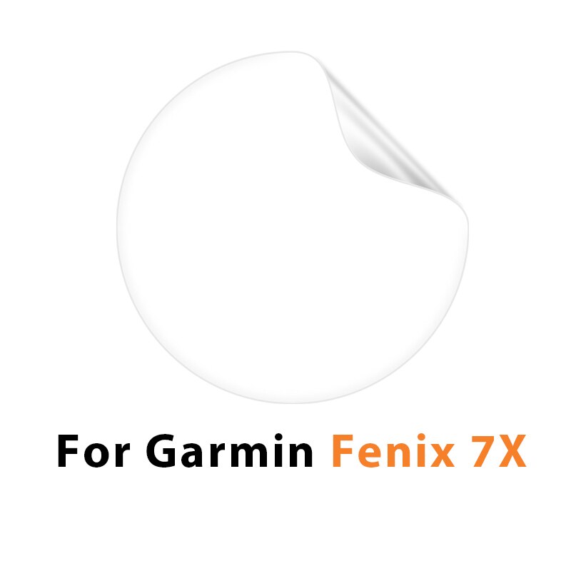 Screen Protector For Garmin fenix 7 7S 7X 5 5S 6 6X 6S Epix Pro Solar Smart Watch TPU Soft Protective Film for fenix7 (Not Glass: Purple Green