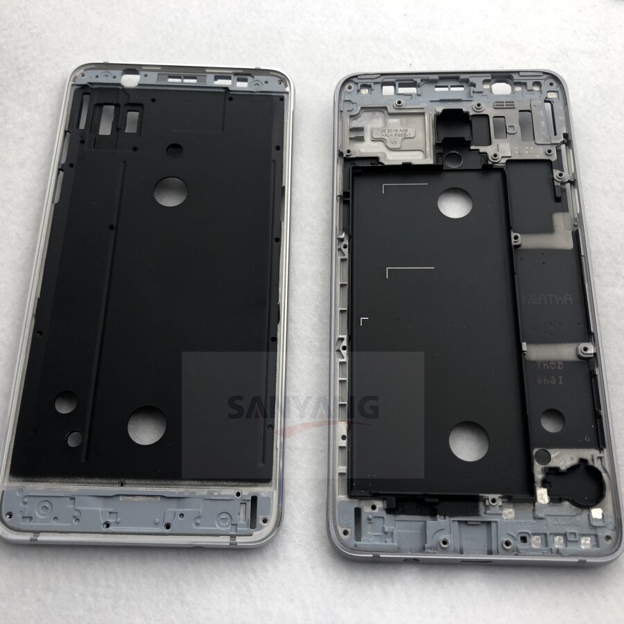 per Samsung galassia J5 J7 2016 J510 J510F J510FN J710F J710 Alloggiamento Del Telefono Anteriore J5 Medio cornice Bezel Telaio + tasti + Colla