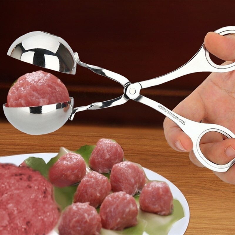 Köttbulle maker form non-stick praktiskt verktyg för matlagning av kött kök köttbullar scoop boll maker enkelt scoop clip verktyg