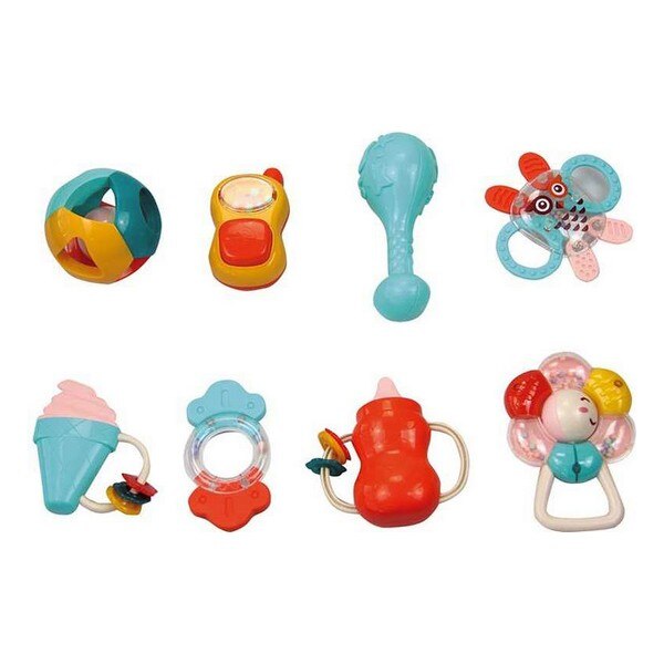 Teething Rattle (8 pcs)