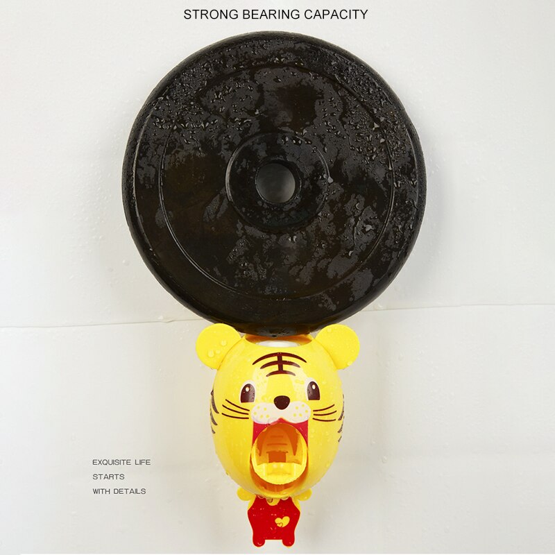 Automatic Toothpaste Dispenser Children Cartoon Toothpaste Holder Wall-Mounted Toothpaste Squeezer Dispenser Toothpaste Rack