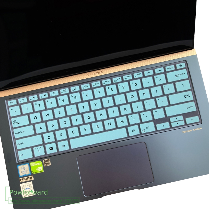 For ASUS ZenBook 14 UX434 UX434FL ux434flc UX431 UX431FN UX431FA UX392 UX392FN UX392FA laptop Silicone Keyboard cover Protector