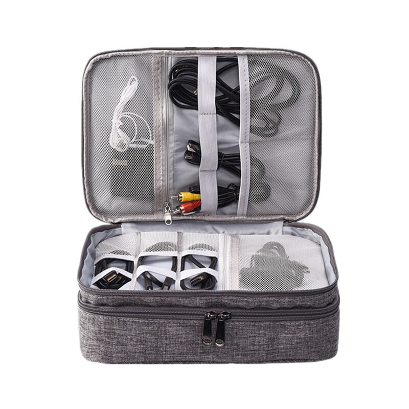 Large Capacity Organizer Bag Travel Cable Storage Multifunction Digital Storage Bag Gadget Organizer Digital Pouch Storage