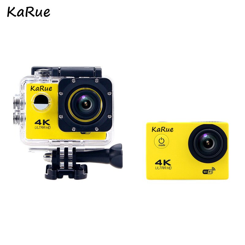 KaRue F60/F60R Action Camera Underwater Ultra HD 4K WiFi 30M Outdoor Sports Camera 2.0" LCD 1080p 60fps Camera Free S