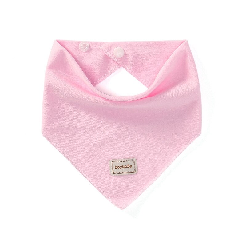 3 Kleur Eslatic Hoofddoek Dubbele Laag Katoenen Baby Caps & Hoeden Met Slabbers Set Roze Geel En Hemelsblauw voor Pasgeboren Baby Hoed: 03-P