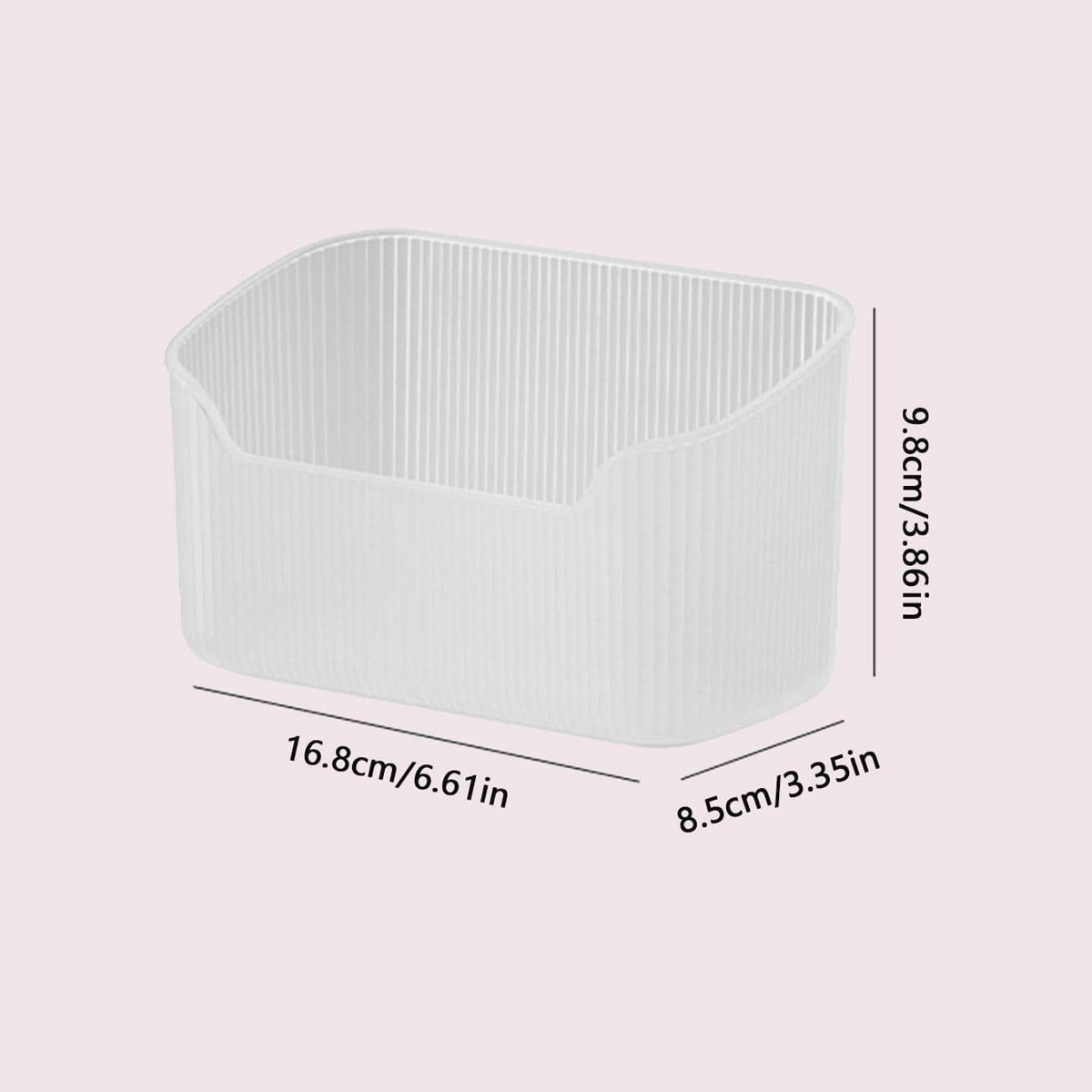 1Pc-Badkamer Slaapkamer Desktop Opbergdoos, Gebruikt Voor Cosmetica, Lippenstift, Parfum, Huidverzorgingsproducten, Cosmetica Lade Box