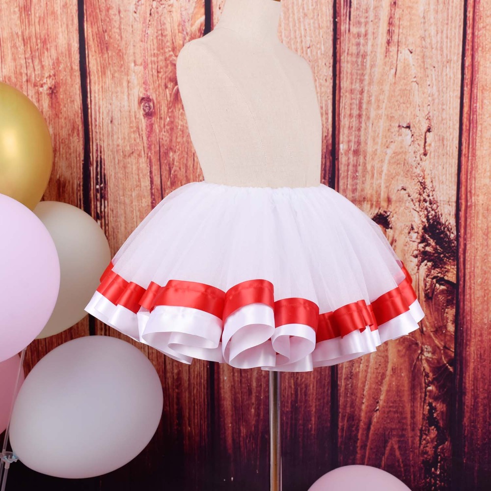 Neue Weiß verrotten Baby Mädchen extra Flauschigen Ballettröckchen Felsen Mädchen Geburtstag Party Kostüm Band Tüll Tutus Kuchen Zerschlagen 6 mon-3 T 4 T