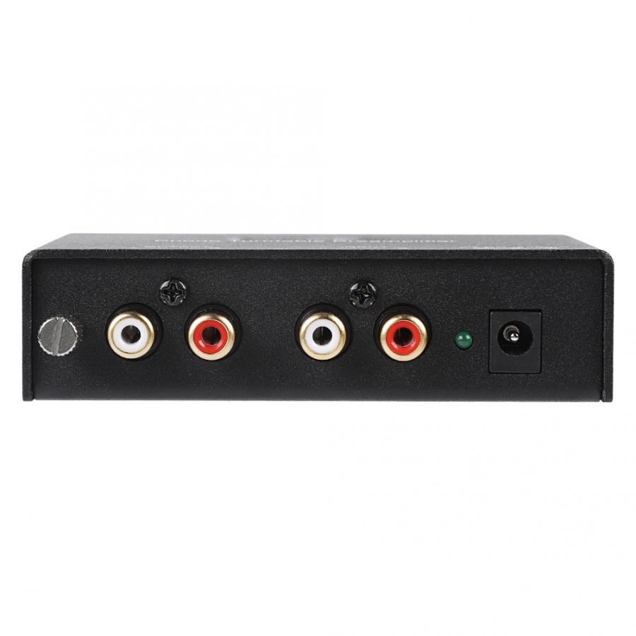 Phono Preamplifier - Dual Channel Stereo - RCA Output - Noise Cancelling Bass