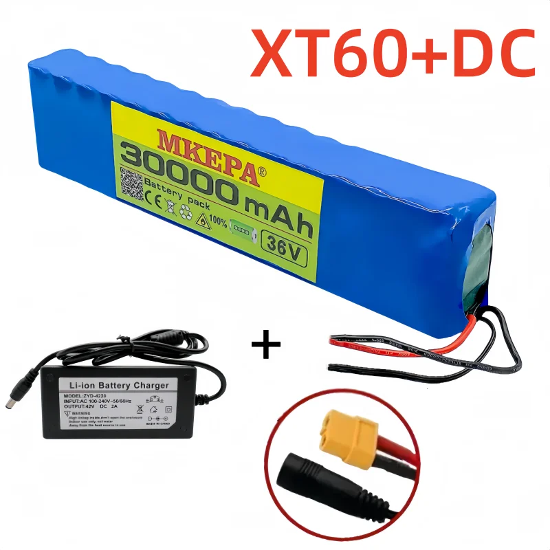 10S3P 36V 30000mAh 100% nowy akumulator litowo-jonowy odpowiedni do produktów elektrycznych, takich jak akumulator do skuterów: Kości słoniowej