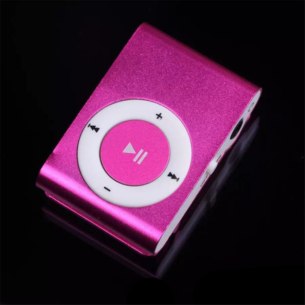 Mode Mini Usb MP3 Clip Muziek Media Speler Draagbare Mp3 Play Usb Ondersteuning Micro Sd Tf Card Muti Kleur: -Pink