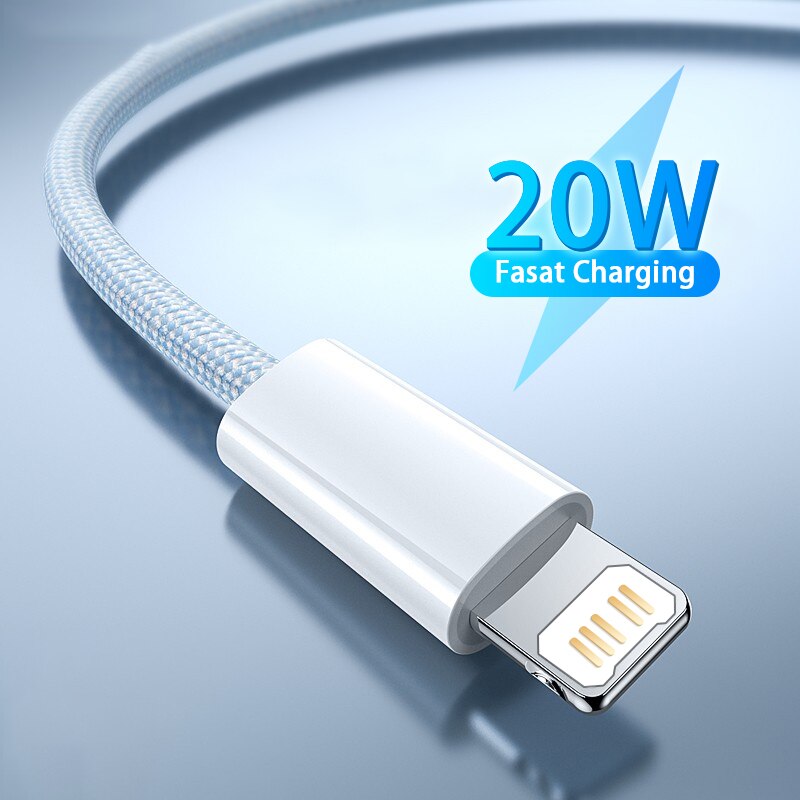 20W Pd Usb C Kabel Voor Iphone 13 Pro Max Snel Opladen Usb C Kabel Voor Iphone 12 11 mini Pro Max Data Usb C Kabel