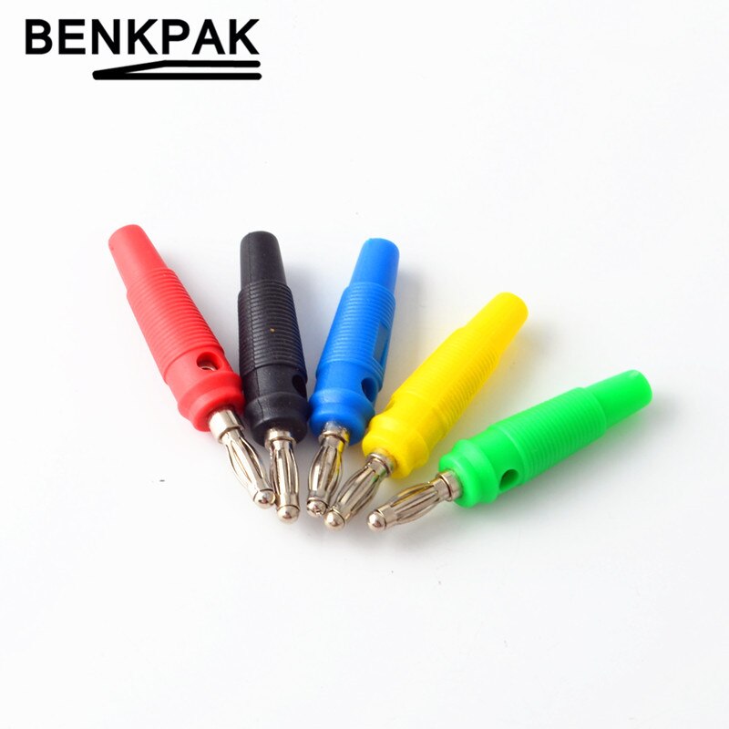 5pcs 4MM Banana Plug Audio Speaker Connectors Amplifier Speaker Binding Post 4mm Banana Jack Plug For Cable Terminals