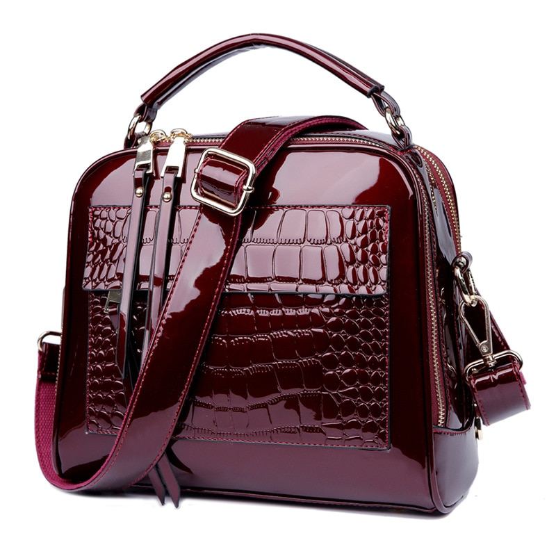 Luksus håndtasker kvinder tasker crossbody tasker til kvinder skuldertaske krokodille læder pung bolsa feminina sac main femme
