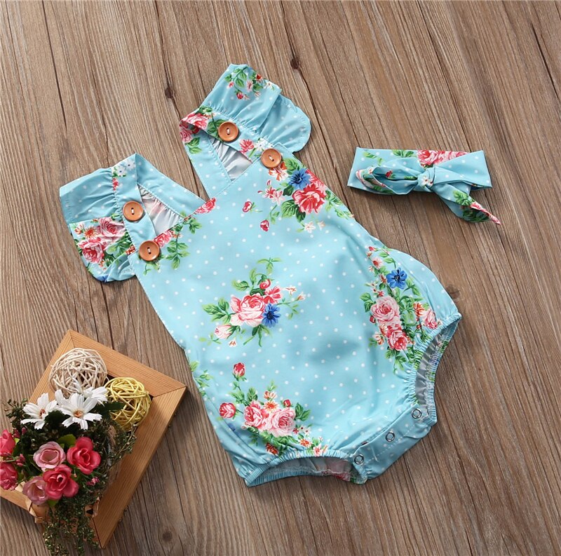 2 teile/satz Neugeborenen Baby Kleidung Ärmellose Mädchen Jungen Kleidung Casual Baumwolle Baby Strampler Mit Stirnband de bebe kostüme