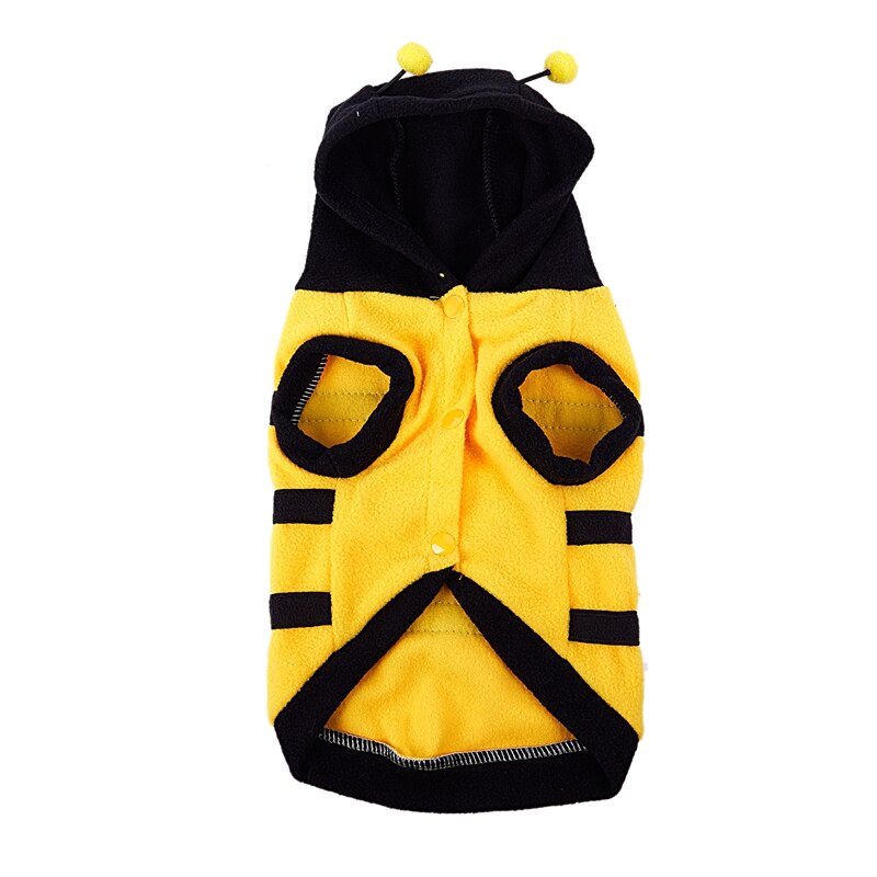 Se déguiser déguisement bourdon abeille Doogie chien manteau vêtements vêtements pour animaux de compagnie M: Default Title