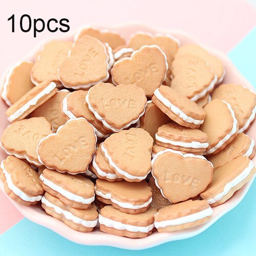 Boxislime Charms Resin Bear Koekjes Additieven Benodigdheden Accessoires Diy Kit Voor Pluizige Clear Cloud Knapperig Slime Klei: C