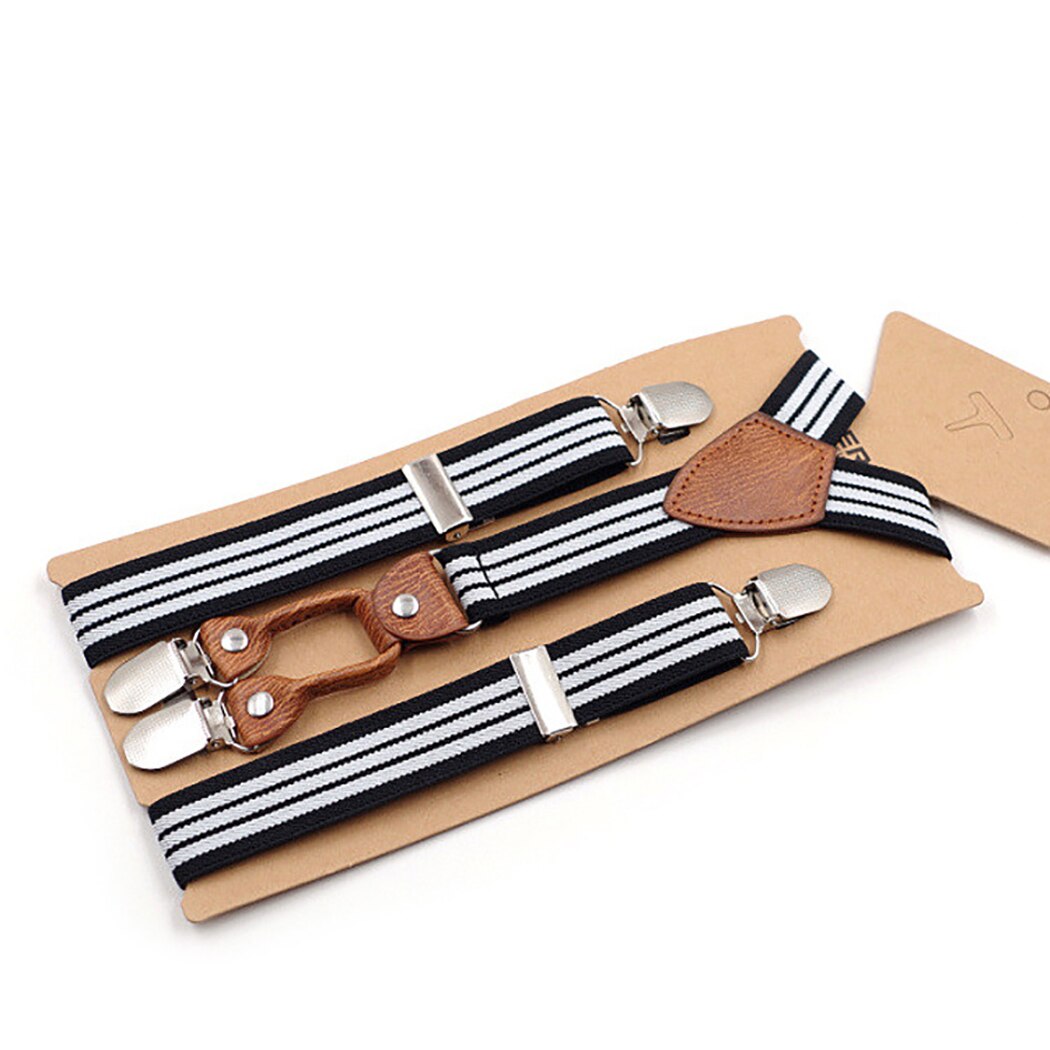 Elastic Boys Gilrs Suspender Set For Baby Boys Children Wedding Girls Suspenders Baby Kids Polka Striped Braces Belt