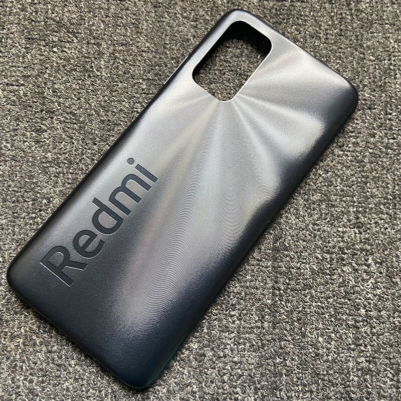 Batterij Cover Voor Xiaomi Redmi 9T Terug Glas Panel Achterdeur Behuizing Case 6.53 Inch J19S M2010J19SG M2010J19SY: black
