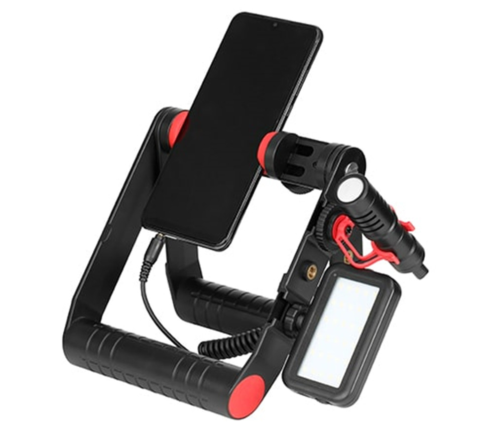 BOYA BY-VG300 Smartphone Video Rig Handheld Phone Selfie Gimbal Stabilizer Tripod for avid smartphone photographers filmmakers