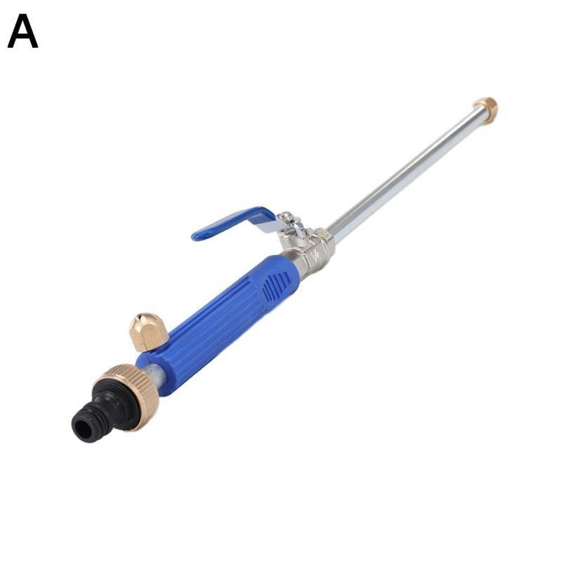 1pc hogedruk waterpistool metaal hogedruk kracht hogedruk auto voor het reinigen van gereedschap hogedrukreiniger pistool hydro home spray w  t6 l 8: Blauw