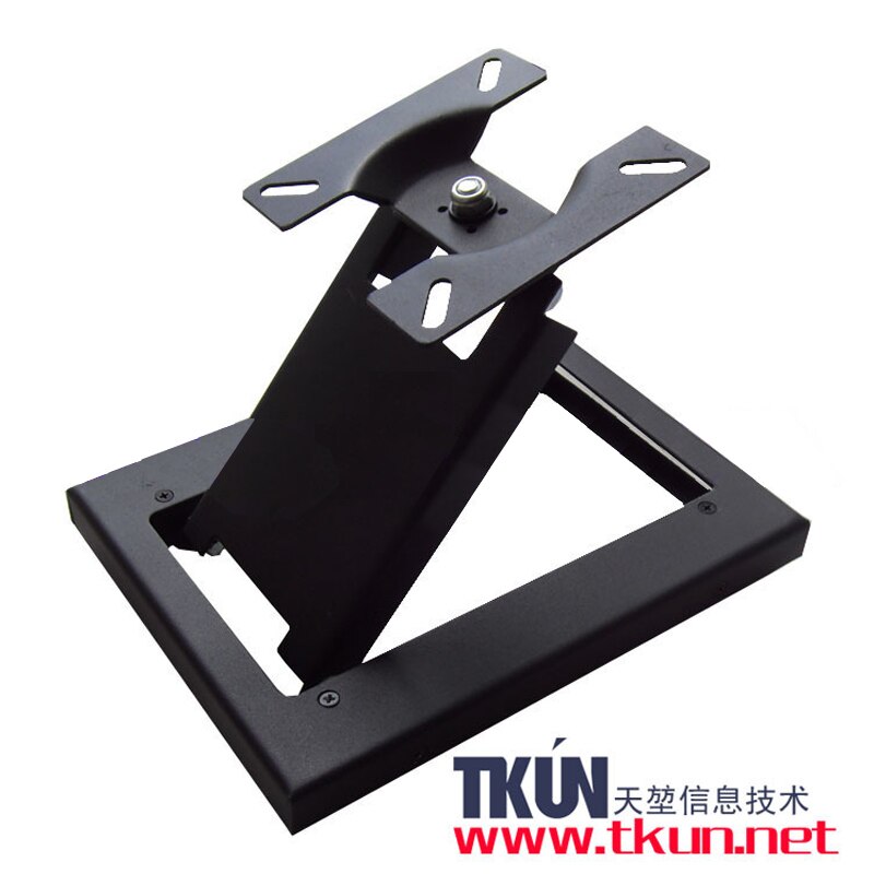 PC adjustable screen lift VESA 75x75 all aluminum alloy material, all metal bracket LCD led TV wall mounted LCD monitor base